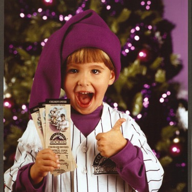 WORK: Voice & Image Talent - Colorado Rockies Inaugural Campaign, Winter 1992 (print, TV) | CLIENT: Marbles Kids Talent / Colorado Rockies